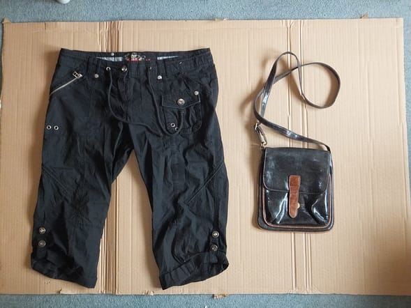 Steampunk pants & bag