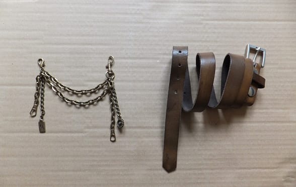 Steampunk belt & chain
